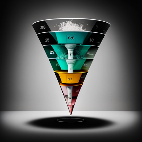 What is a sales funnel and its main stages.