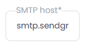 SMTP host