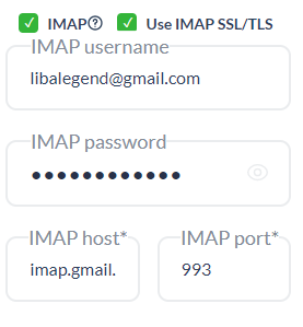 mailgun IMAP