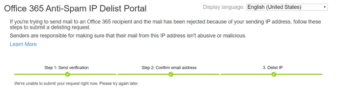 Outlook Postmaster