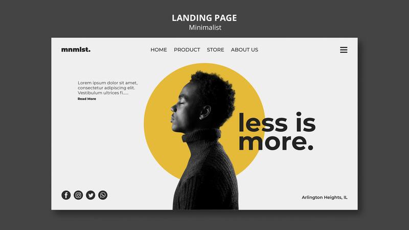 Landing page vs Website